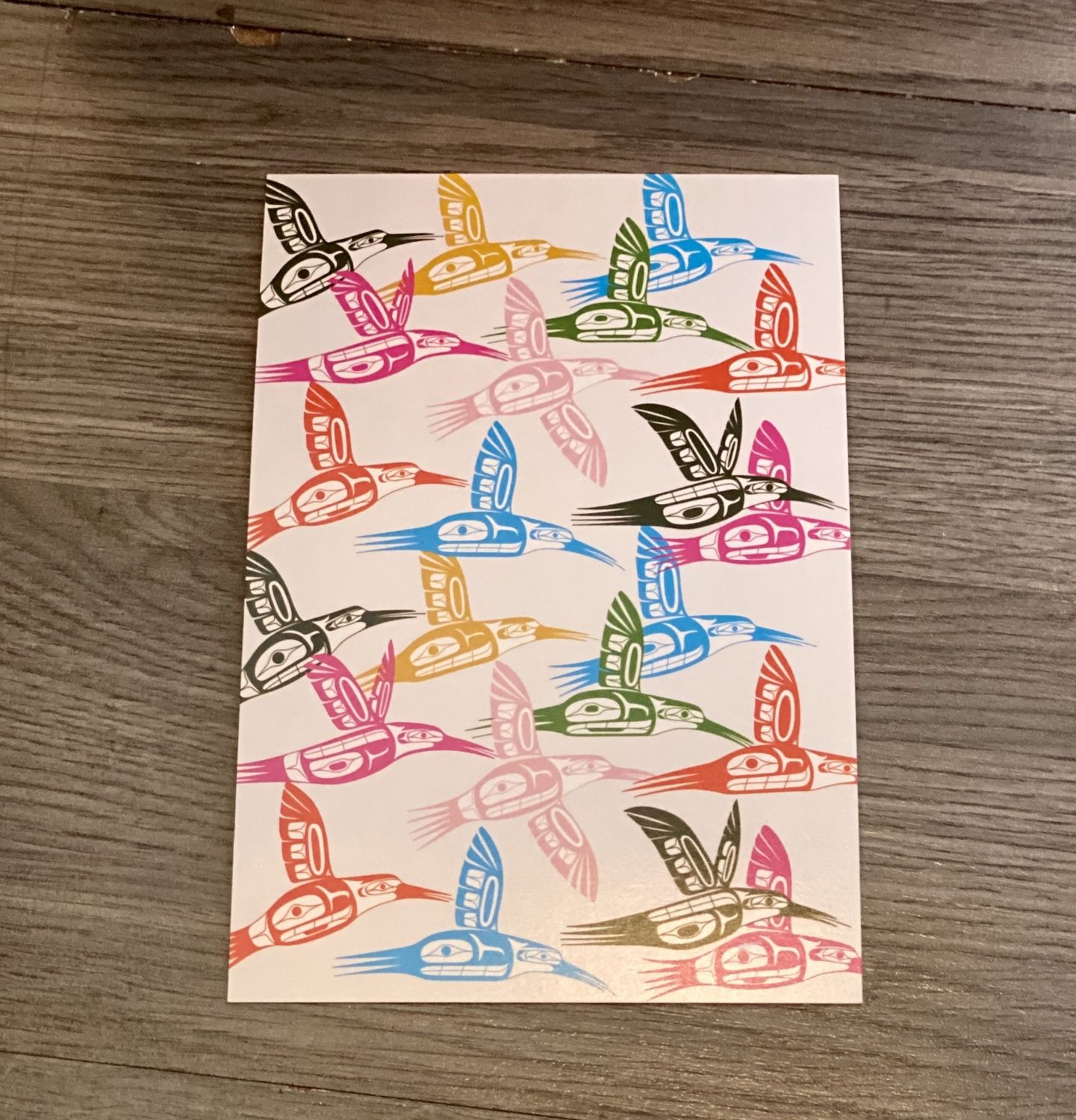 Post Card - Humming Birds