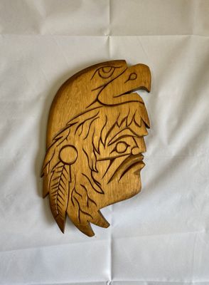 Eagle on-top of Person