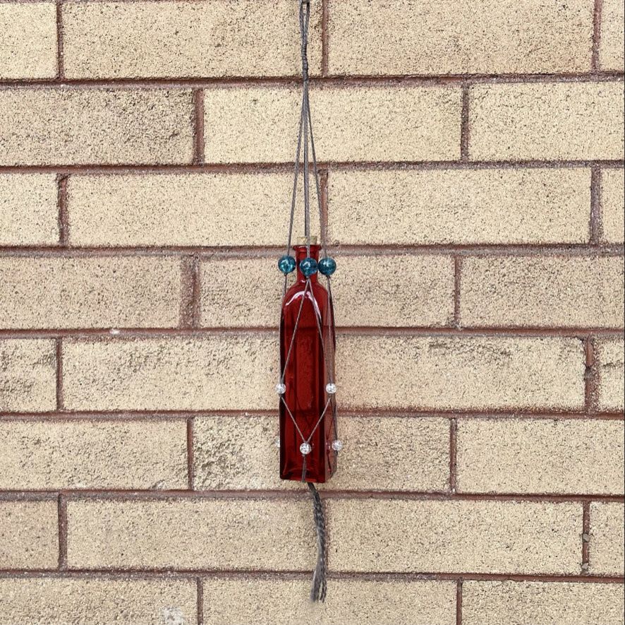Hanging Red Bottle