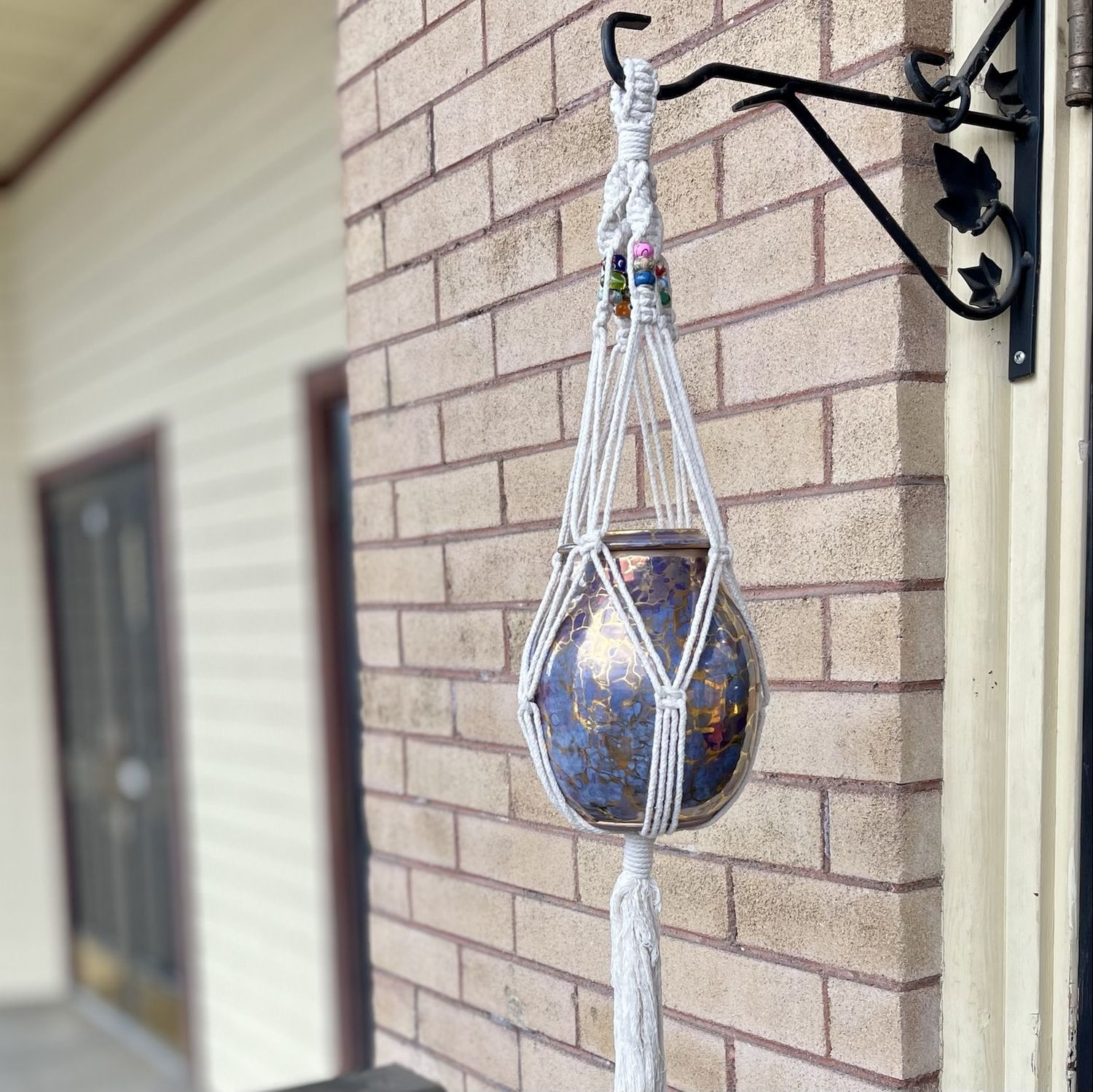 Hand Crafted Macrame Hanger - Small to Medium pots