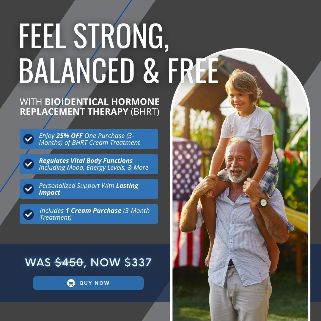 Bioidentical Hormone Replacement Therapy | 25% OFF BHRT Cream