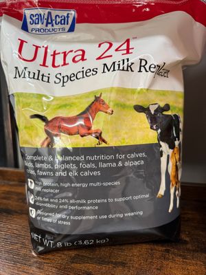 Ultra 24 Multi Species Milk Replacer 8lb