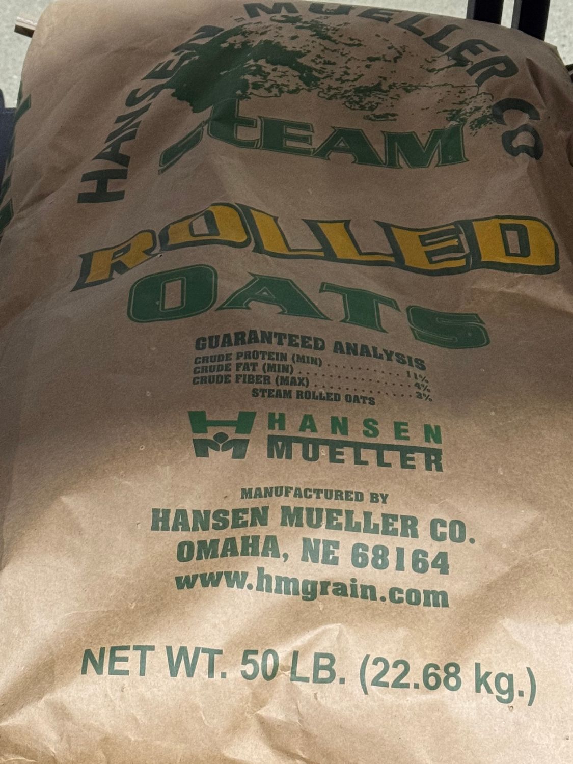 Steamed Rolled Oats