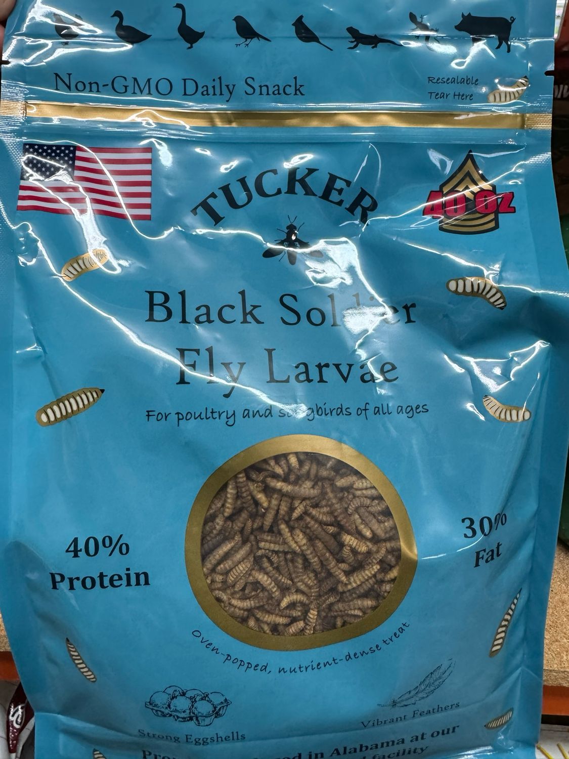 Tucker Milling Black Soldier Fly Larvae NON-GMO
