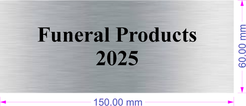Silver Label 150mm x 60mm