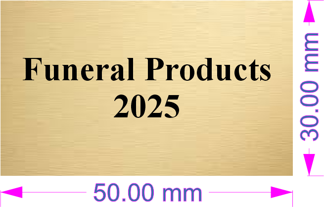 Gold Label 50mm x 30mm