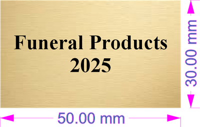 Gold Label 50mm x 30mm
