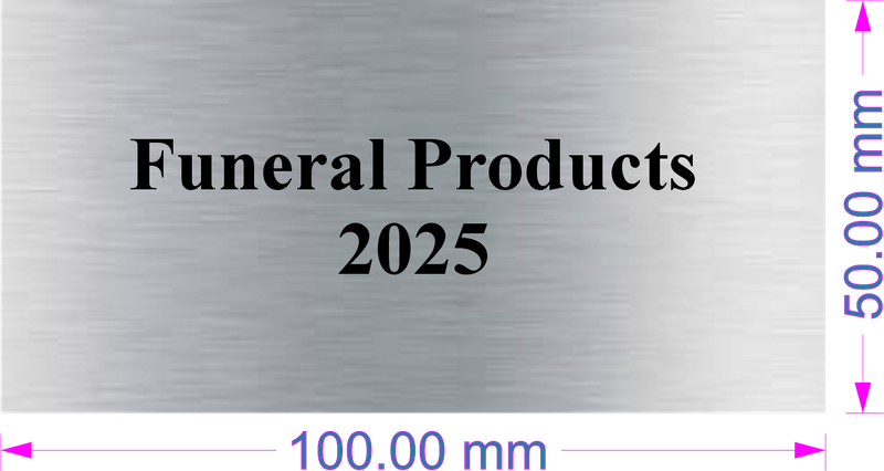 Silver Label 100mm x 50mm