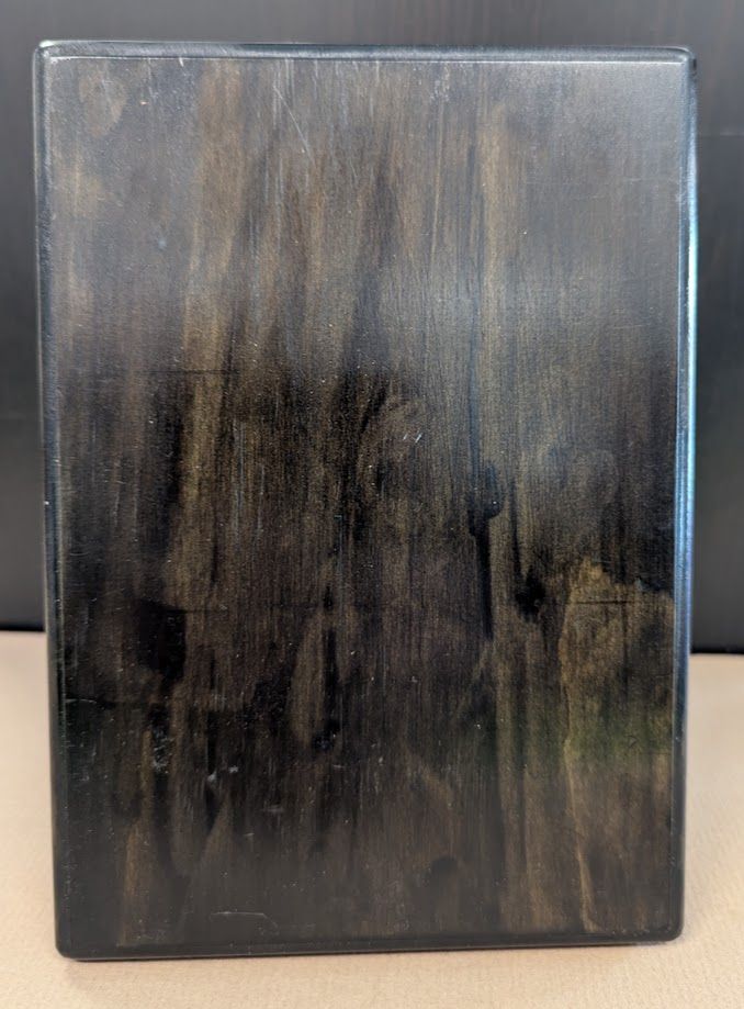 Pine wood plaque Black 200x140mm