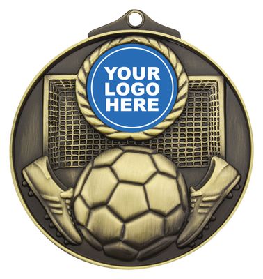 Football Medal 25mm Insert M080G