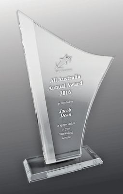 Designer Sandblasted Glass - Sail