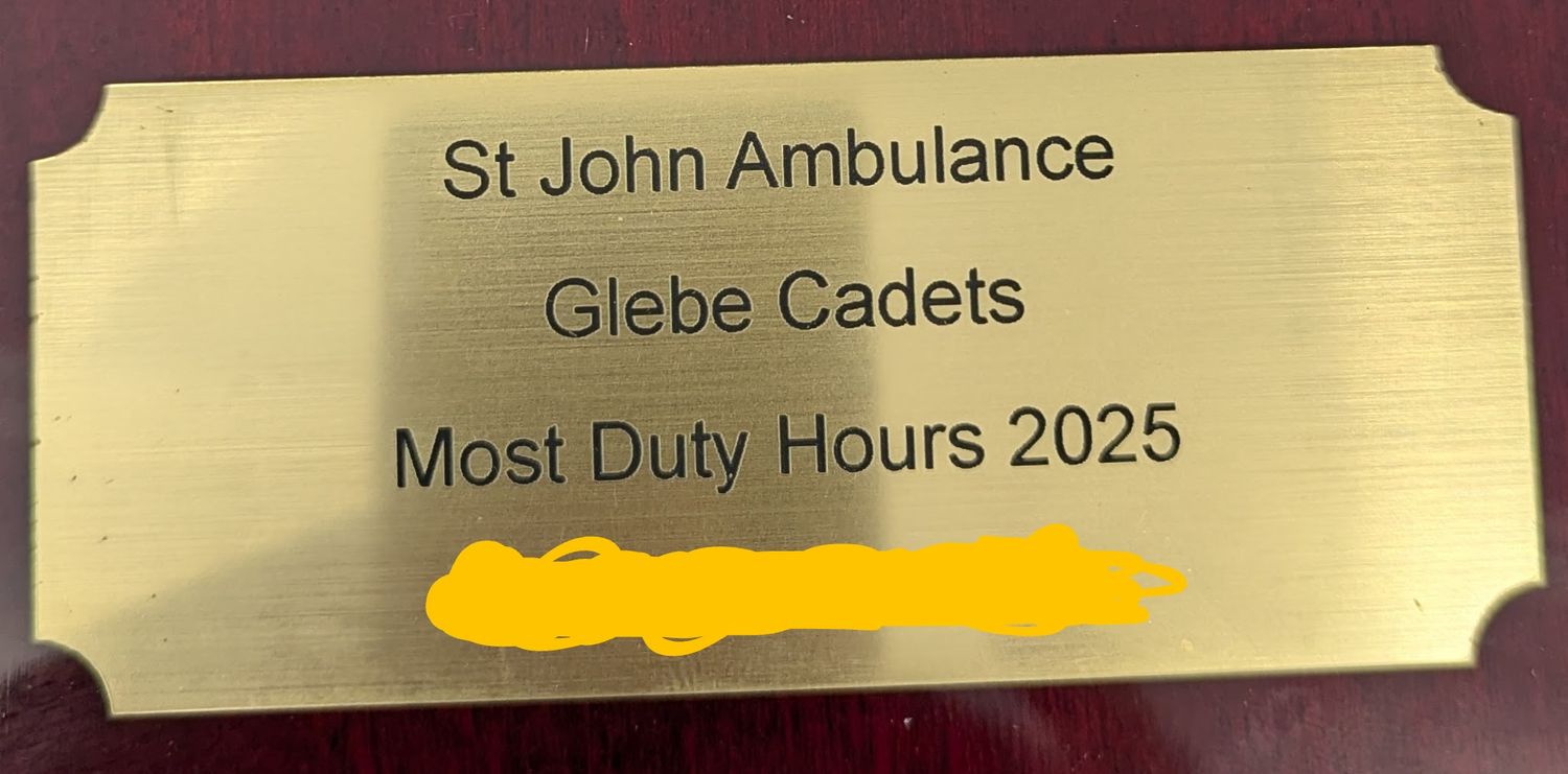 TTS Engraving LARGE PLAQUES