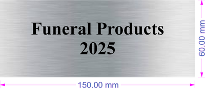 Silver Label 150mm x 60mm