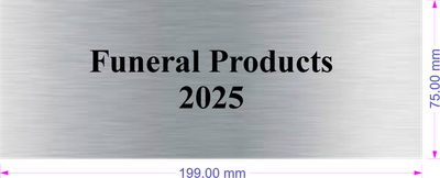 Silver Label 199mm x 75mm