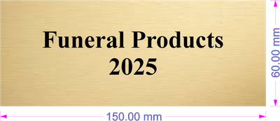 Gold Label 150mm x 60mm