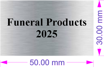 Silver Label 50mm x 30mm