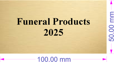 Gold Label 100mm x 50mm