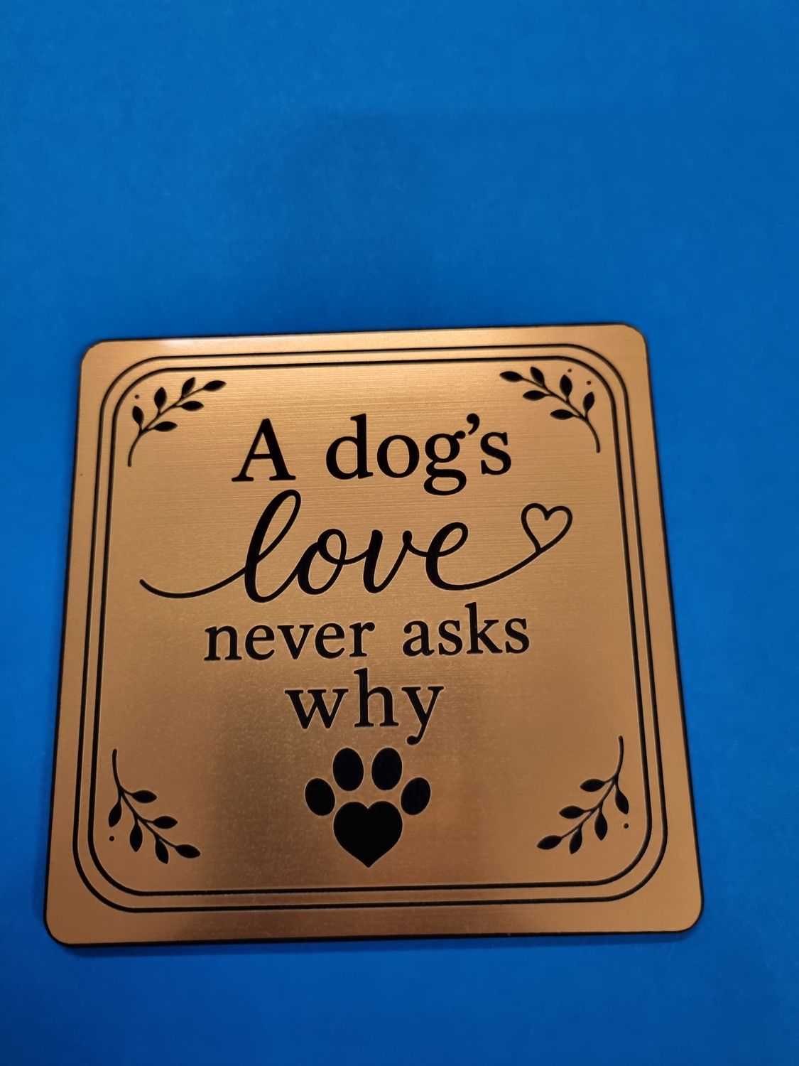 Coaster A Dog's Love