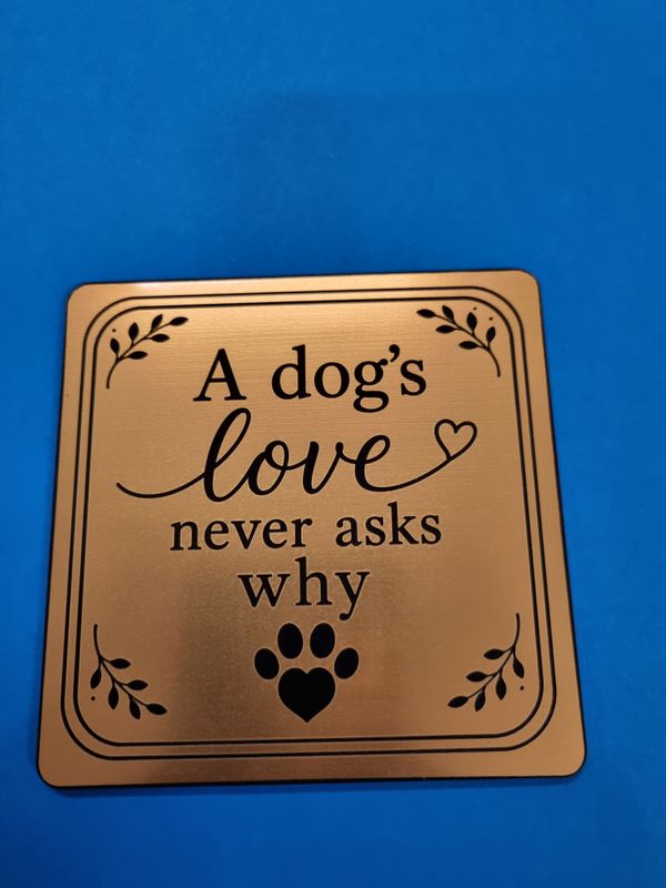 Coaster A Dog's Love