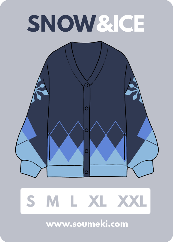 Love &amp; Deepspace Inspired Knitted Cardigan