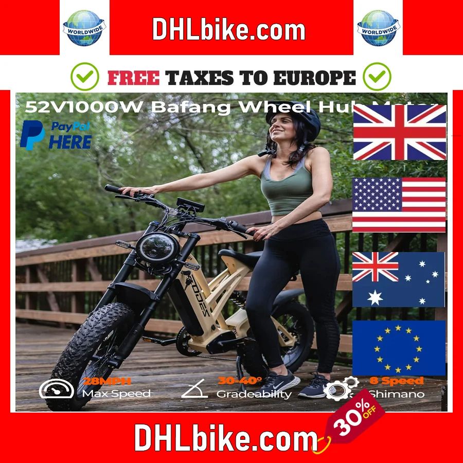 1000W mountain adult electric bicycle 48V20AH motorcycle