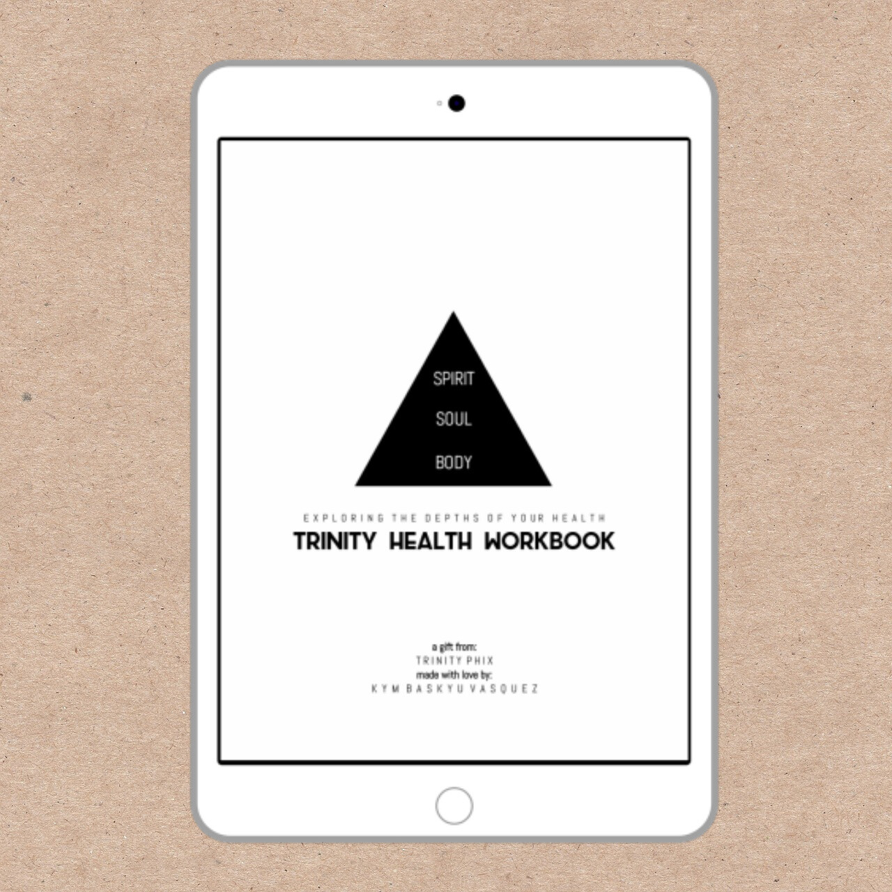 Trinity Health Workbook (Fillable, Digital PDF)