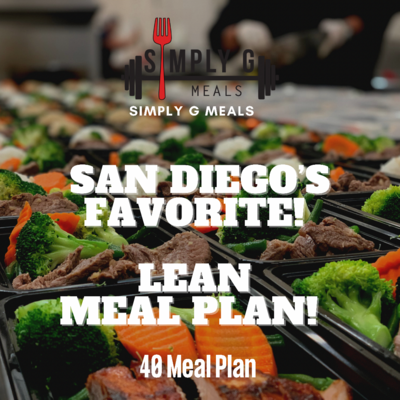 Favorites Lean Meal Plan! (40 Meals)+2 FREE UPGRADES! 