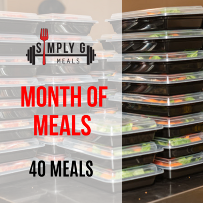 Month Of Meals (40 Meals )+2 FREE UPGRADES! 