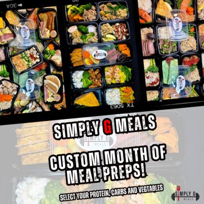 Custom Meal Plan (60 Meals) +2 FREE UPGRADES! 