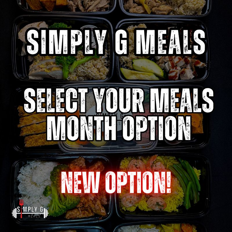 Month of Meals (Selected) NEW OPTION