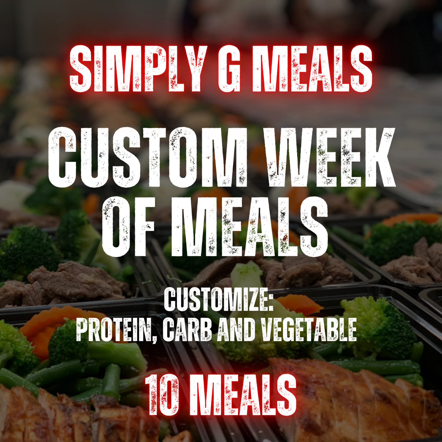 Week Of Custom Meals (10 Meals) Week Of Custom Meals (10 Meals)