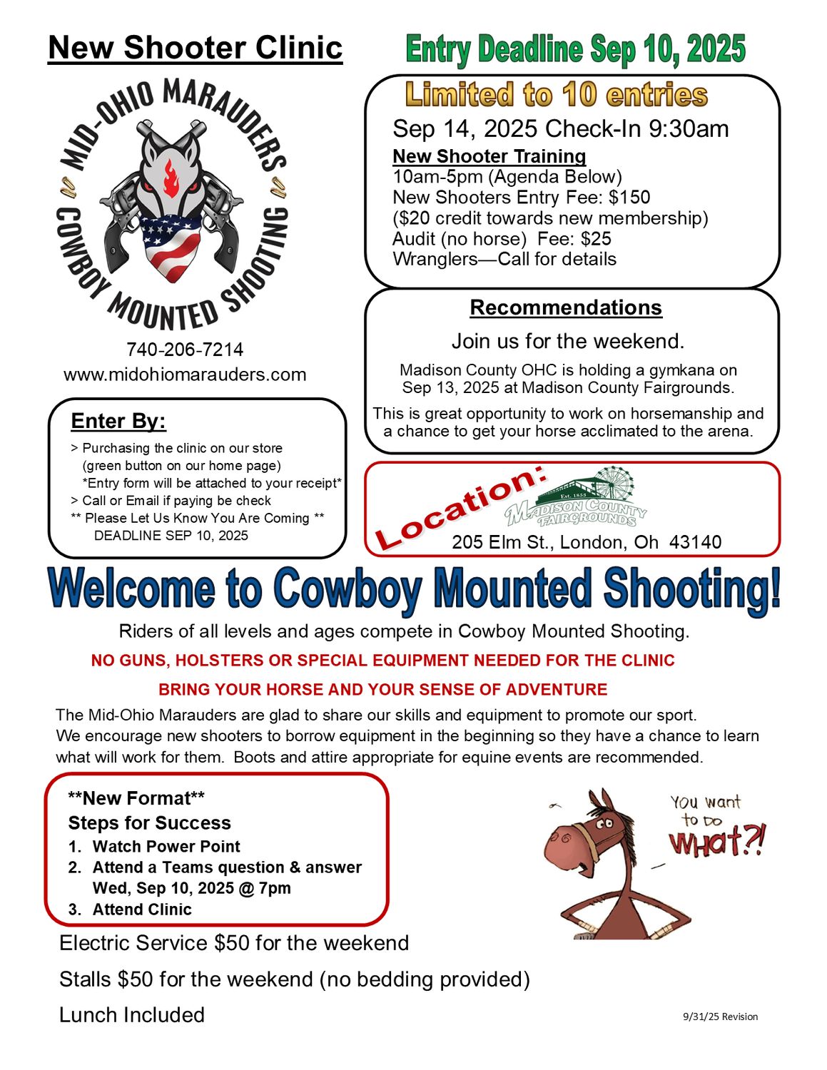 *New Shooter Clinic - Sep 10