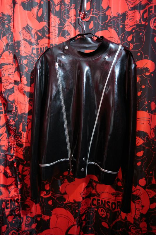 Blackstyle latex long sleeve jacket XXL