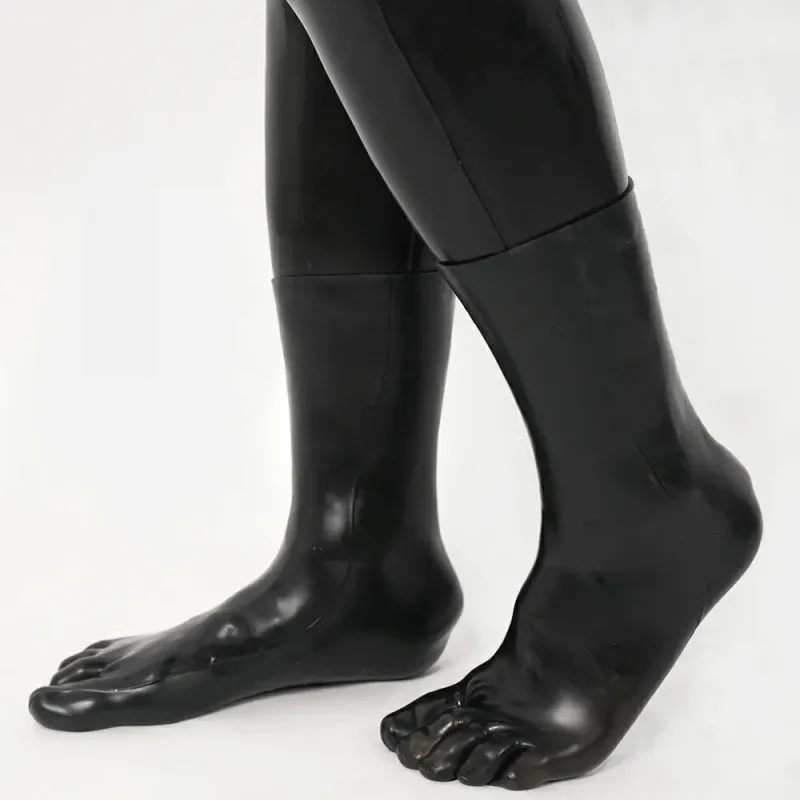 Silicone Black Long Feet
