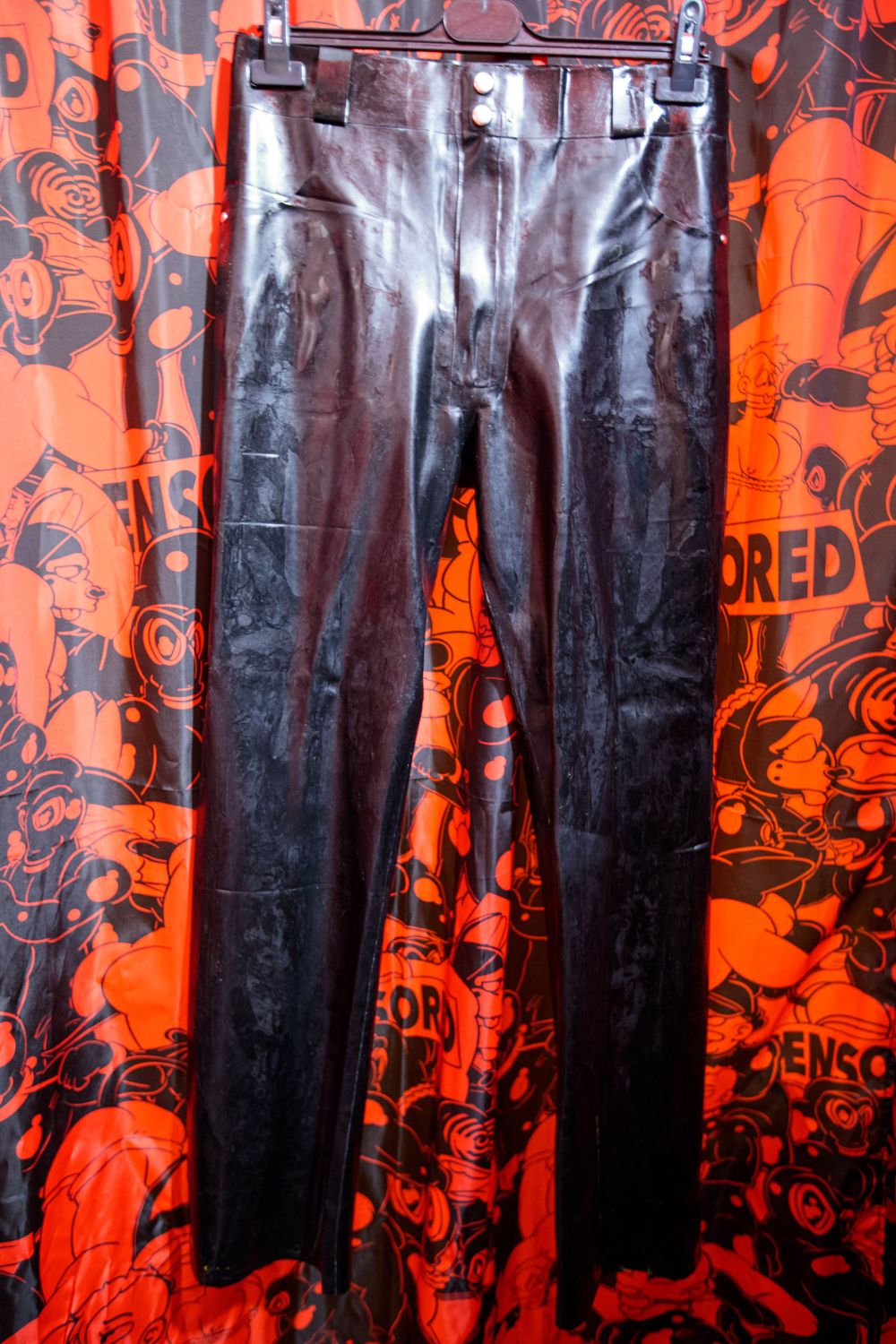 Honour Clothing black latex pants M