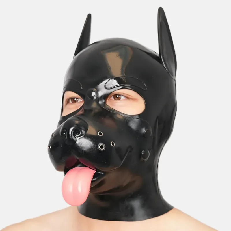 Silicone Dog Hood with Long Sticking Tongue
