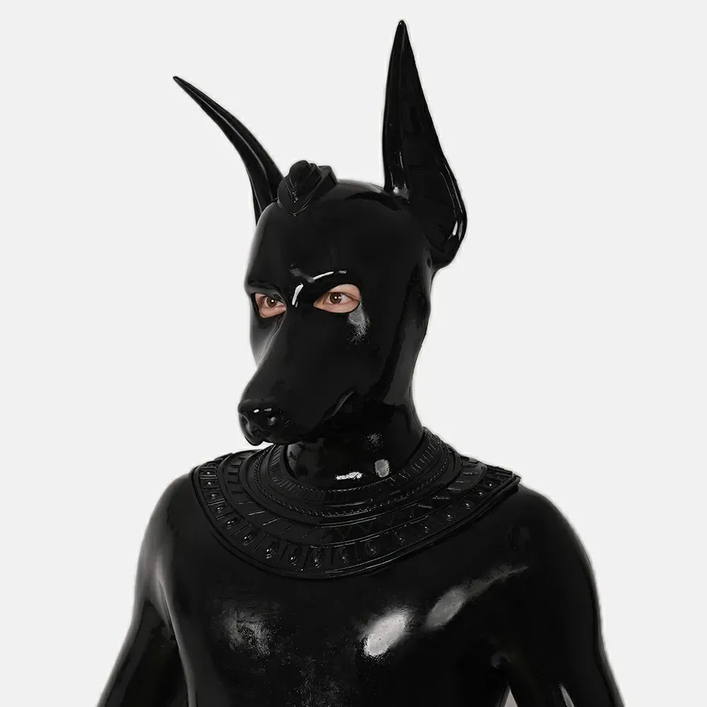 Silicone Anubis Hood