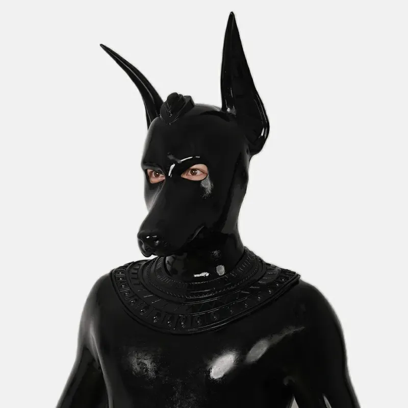 Silicone Anubis Hood