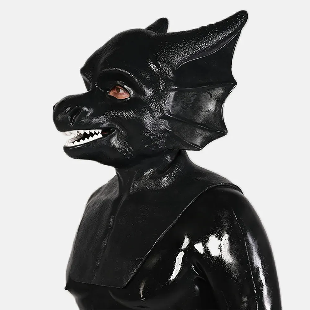 Silicone Heavy Dragon Hood