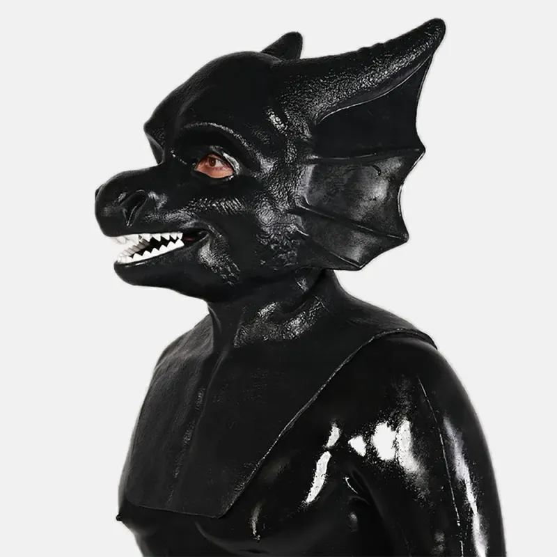 Silicone Heavy Dragon Hood