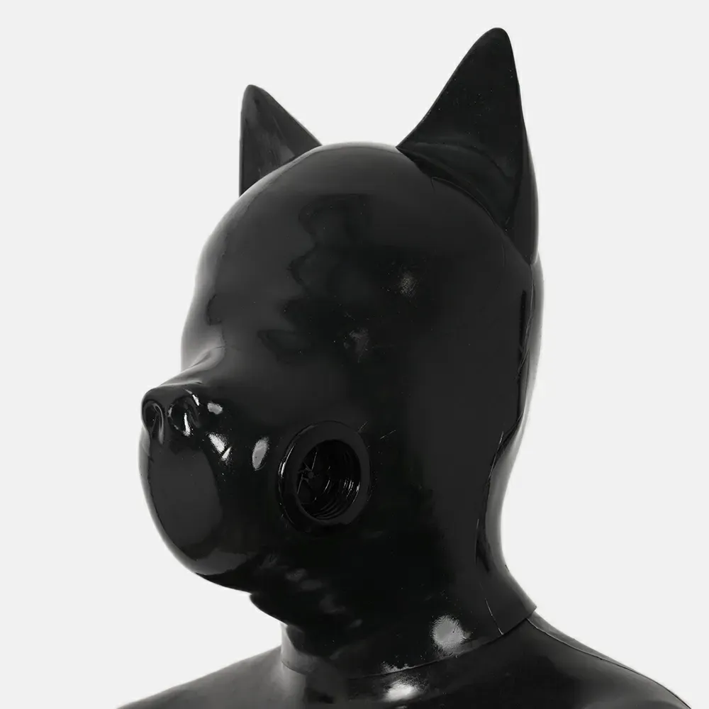 Silicone Closed Gasmask Drone Hood
