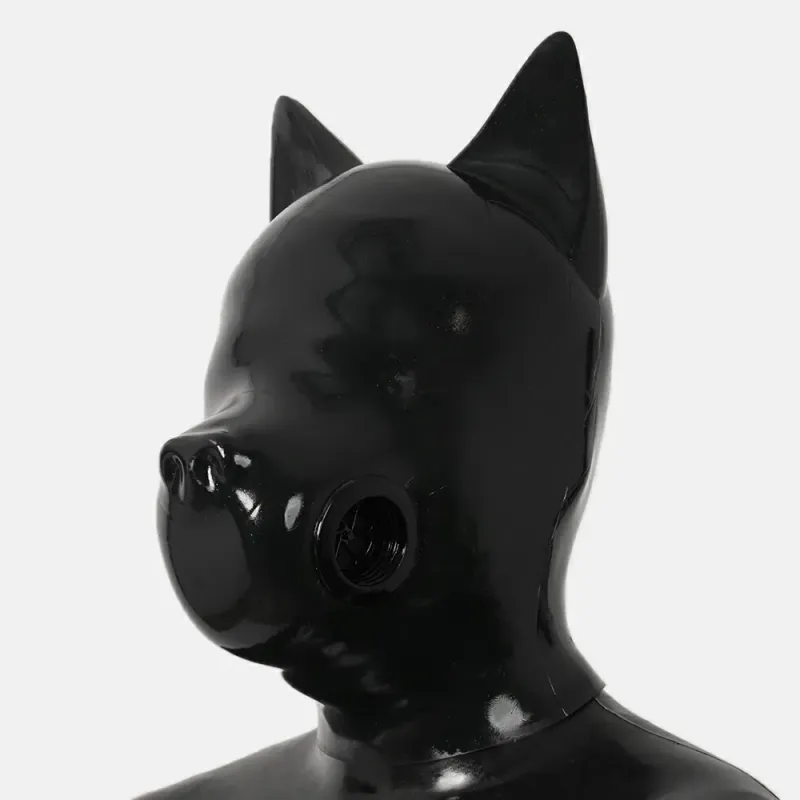 Silicone Closed Gasmask Drone Hood