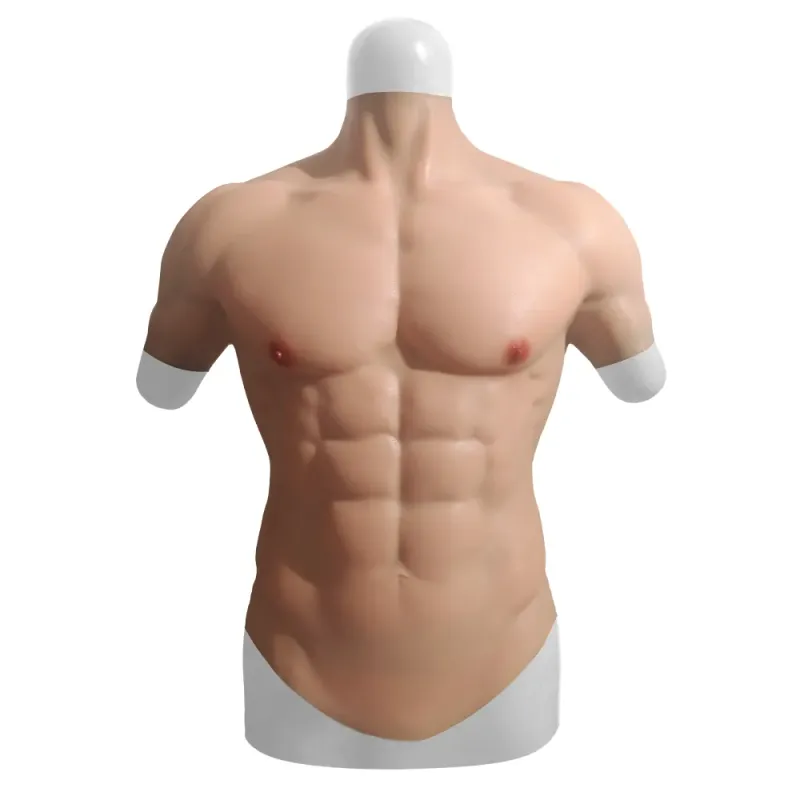 Silicone Muscle short sleeves Top
