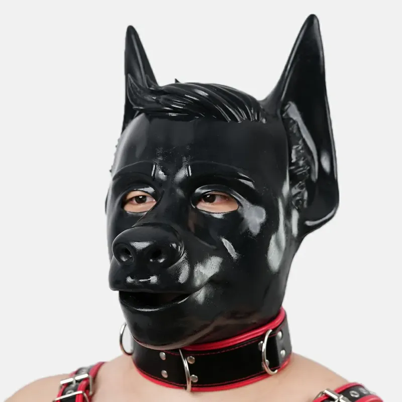Silicone Comic Dog Hood