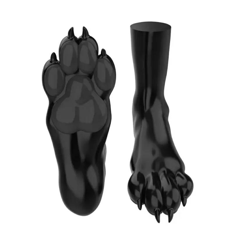 Silicone Furry Dog Feet