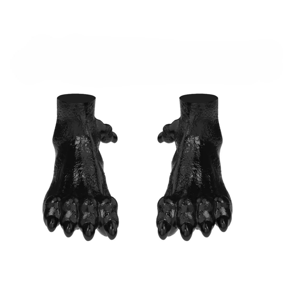Silicone Dragon Scale Foot