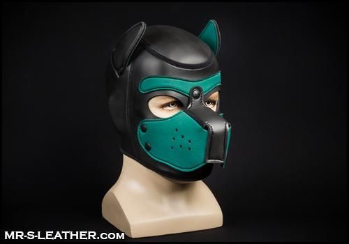 Mr-S Neoprene Puppy Hood: Hunter Green