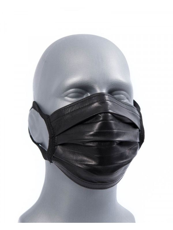 Addikt Leather Mouth Mask with Elastic