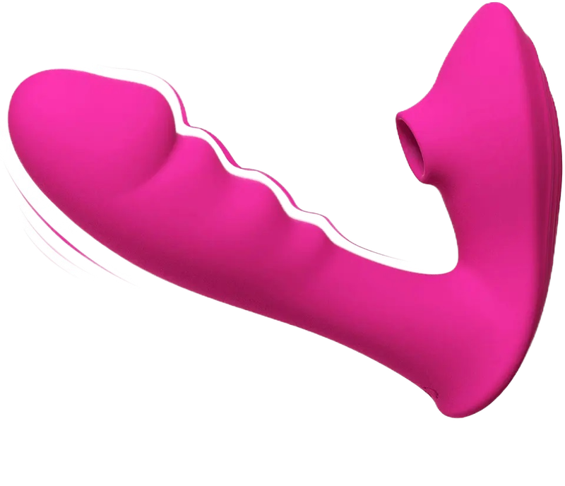 2 in 1 SUCKER/VIBRATOR by OBSESSD - purple
