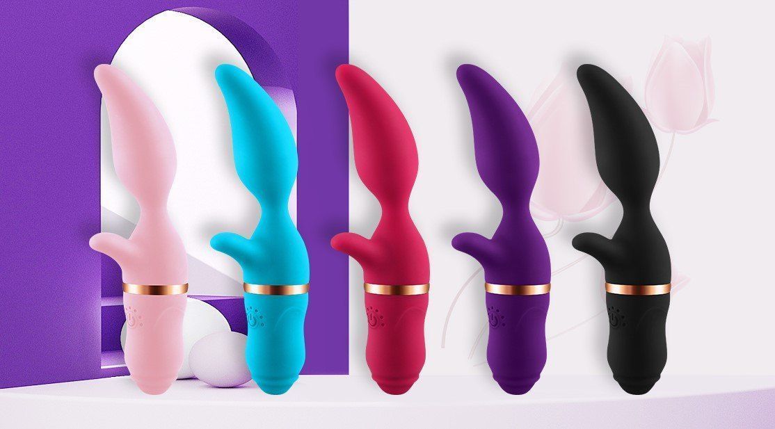 OBSESSD ANAL PLUG WAND VIBRATOR - black